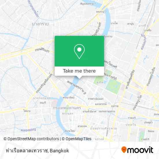 ท่าเรือตลาดเทวราช map