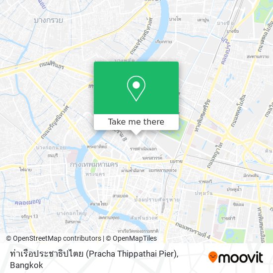 ท่าเรือประชาธิปไตย (Pracha Thippathai Pier) map