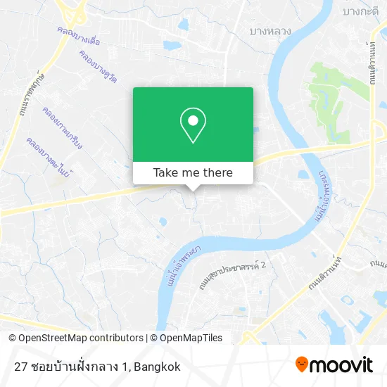 27 ซอยบ้านฝั่งกลาง 1 map