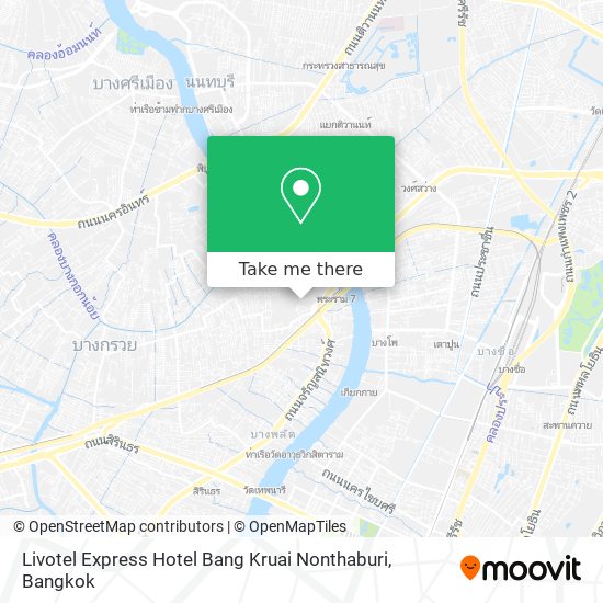 Livotel Express Hotel Bang Kruai Nonthaburi map
