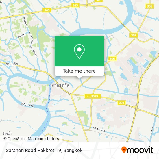 Saranon Road Pakkret 19 map