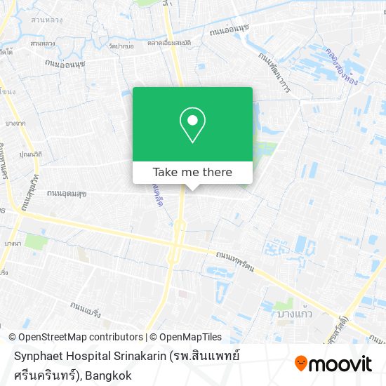 Synphaet Hospital Srinakarin (รพ.สินแพทย์ ศรีนครินทร์) map