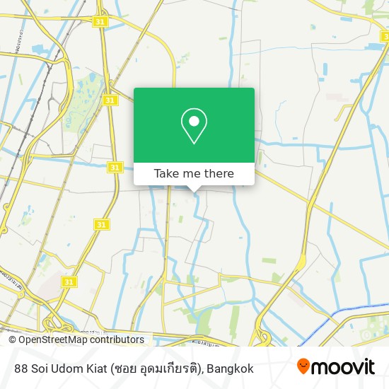 88 Soi Udom Kiat (ซอย อุดมเกียรติ) map