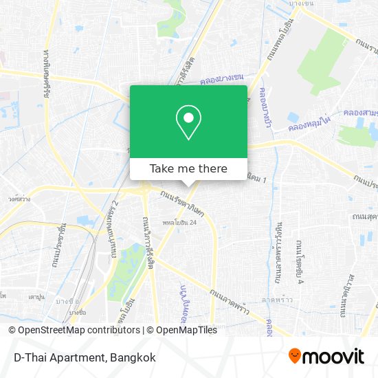 D-Thai Apartment map