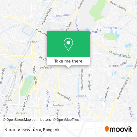 ร้านอาหารครัวนิยม map