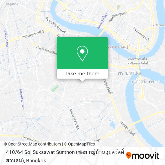 410 / 64 Soi Suksawat Sunthon (ซอย หมู่บ้านสุขสวัสดิ์ สวนธน) map