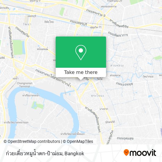 ก๋วยเตี๋ยวหมูน้ำตก-ป้าม่อม map