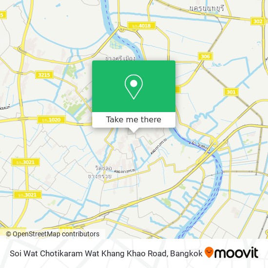 Soi Wat Chotikaram Wat Khang Khao Road map