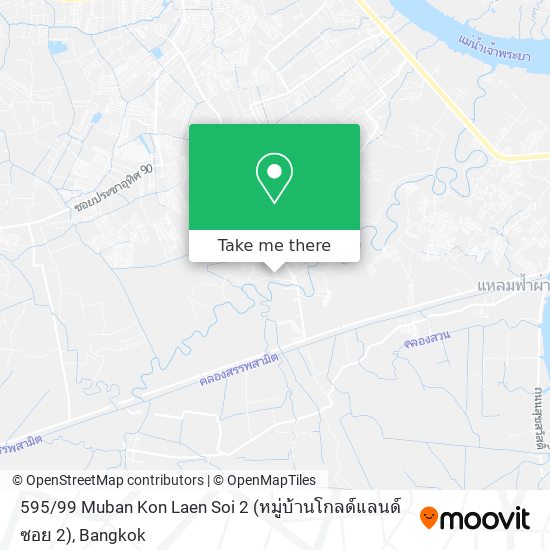 595 / 99 Muban Kon Laen Soi 2 (หมู่บ้านโกลด์แลนด์ ซอย 2) map