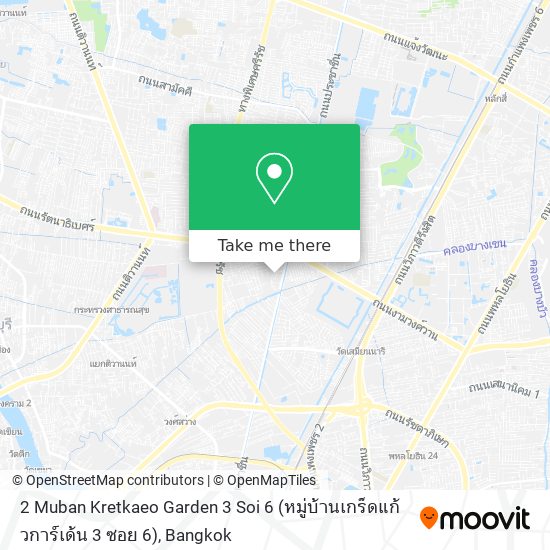 2 Muban Kretkaeo Garden 3 Soi 6 (หมู่บ้านเกร็ดแก้วการ์เด้น 3 ซอย 6) map