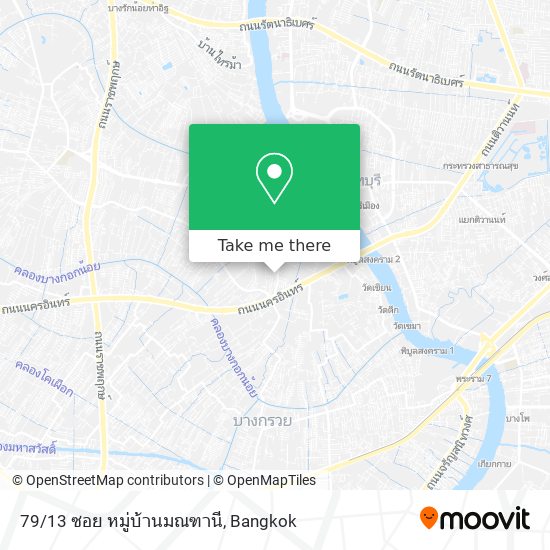 79/13 ซอย หมู่บ้านมณฑานี map