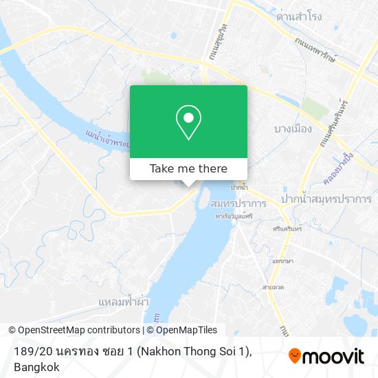 189 / 20 นครทอง ซอย 1 (Nakhon Thong Soi 1) map