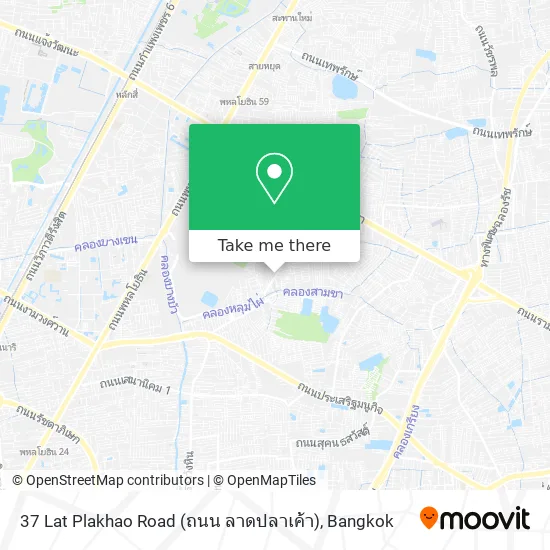 37 Lat Plakhao Road (ถนน ลาดปลาเค้า) map