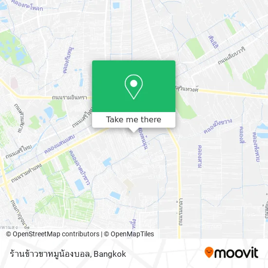 ร้านข้าวขาหมูน้องบอล map