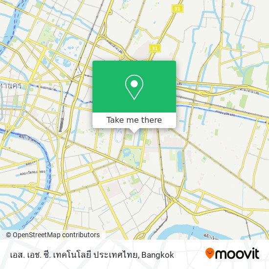 เอส. เอช. ซี. เทคโนโลยี ประเทศไทย map
