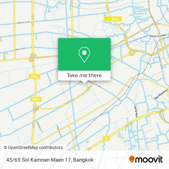 45/65 Soi Kamnan Maen 17 map