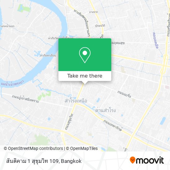 สันติคาม 1 สุขุมวิท 109 map