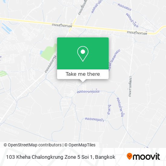 103 Kheha Chalongkrung Zone 5 Soi 1 map