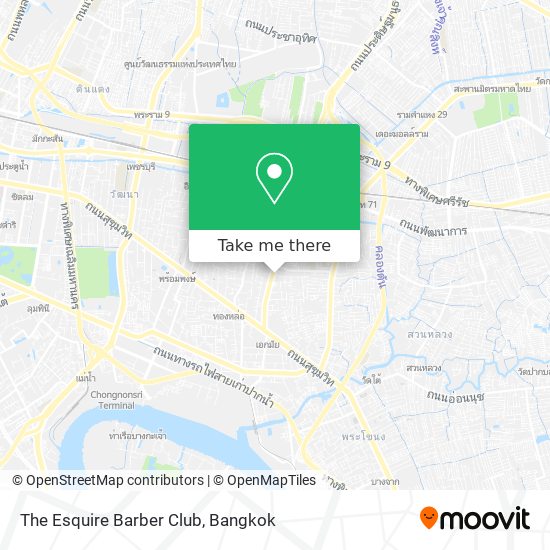The Esquire Barber Club map