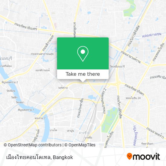 เมืองไทยคอนโดเทล map