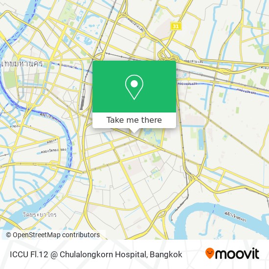 ICCU Fl.12 @ Chulalongkorn Hospital map