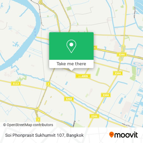Soi Phonprasit Sukhumvit 107 map