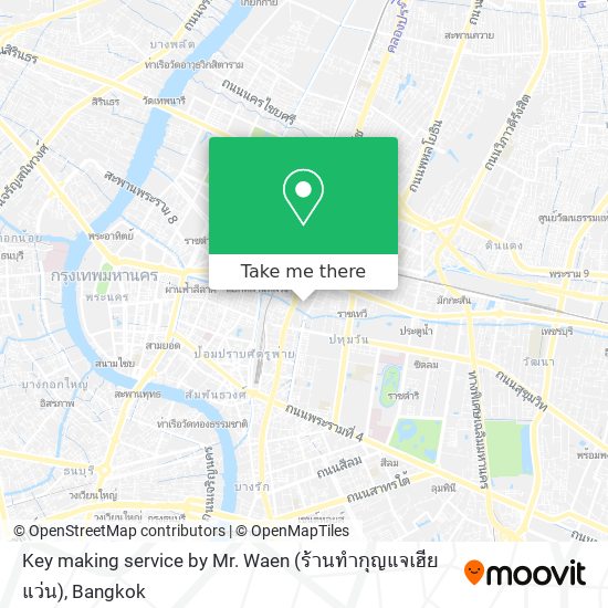 Key making service by Mr. Waen (ร้านทำกุญแจเฮียแว่น) map