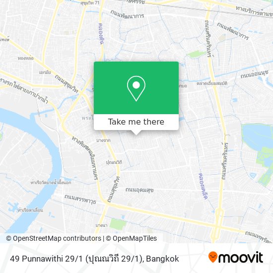 49 Punnawithi 29 / 1 (ปุณณวิถี 29 / 1) map