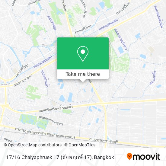17 / 16 Chaiyaphruek 17 (ชัยพฤกษ์ 17) map