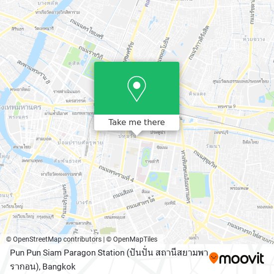 Pun Pun Siam Paragon Station (ปันปั่น สถานีสยามพารากอน) map