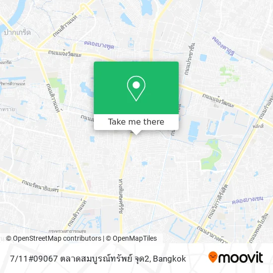 7 / 11#09067 ตลาดสมบูรณ์ทรัพย์ จุด2 map
