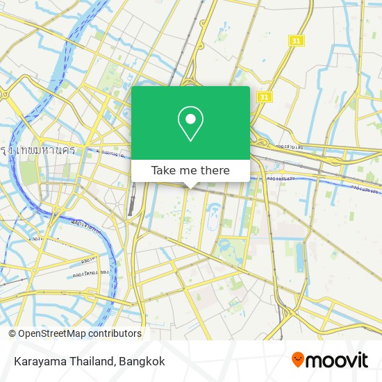 Karayama Thailand map