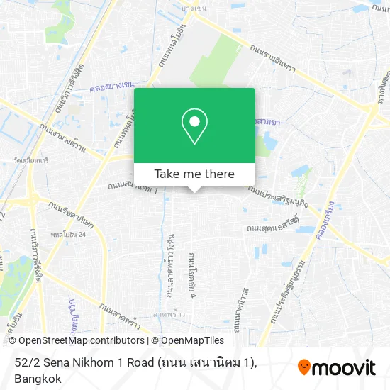 52 / 2 Sena Nikhom 1 Road (ถนน เสนานิคม 1) map