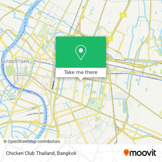 Chicken Club Thailand map