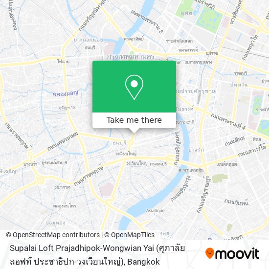 Supalai Loft Prajadhipok-Wongwian Yai (ศุภาลัย ลอฟท์ ประชาธิปก-วงเวียนใหญ่) map