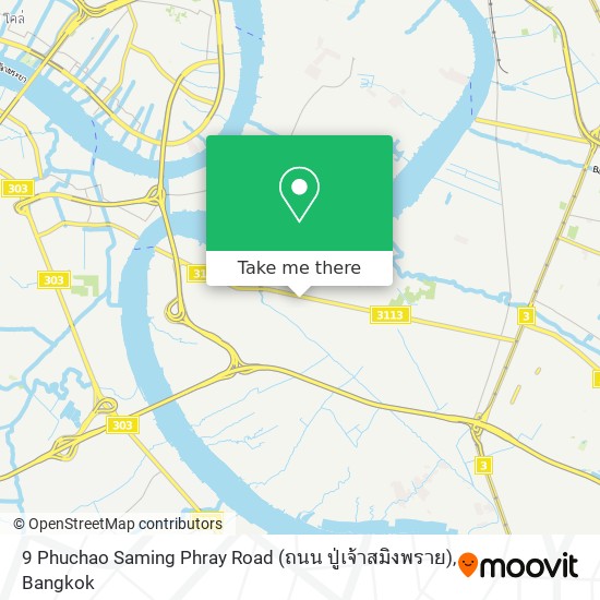 9 Phuchao Saming Phray Road (ถนน ปู่เจ้าสมิงพราย) map