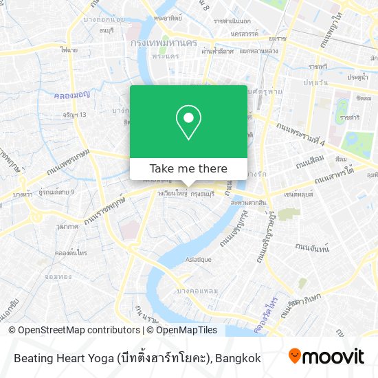 Beating Heart Yoga (บีทติ้งฮาร์ทโยคะ) map