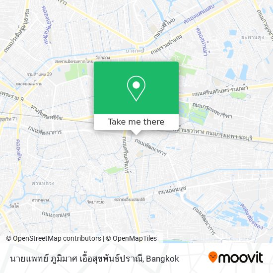 นายแพทย์ ภูมิมาศ เอื้อสุขพันธ์ปราณี map