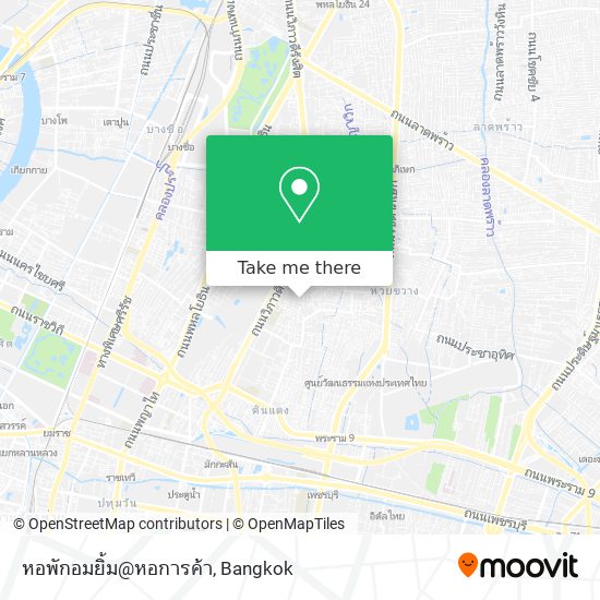 หอพักอมยิ้ม@หอการค้า map