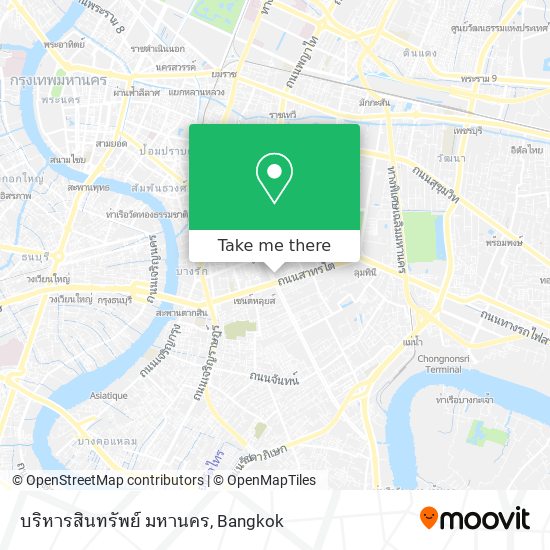 บริหารสินทรัพย์ มหานคร map