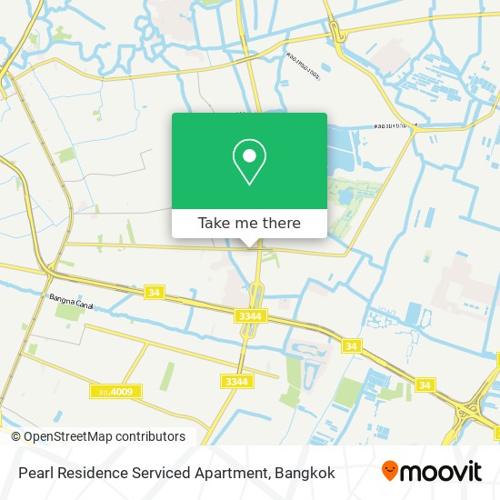 Pearl Residence Serviced Apartment map