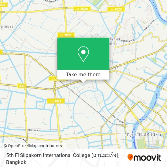 5th Fl Silpakorn International College (ลานมะเร็ง) map