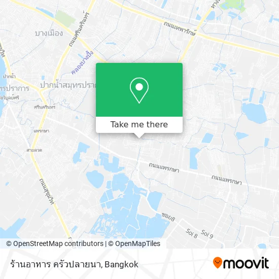 ร้านอาหาร ครัวปลายนา map