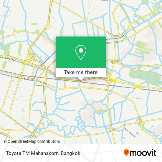 Toyota TM Mahanakorn map