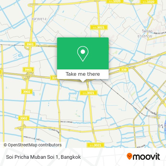 Soi Pricha Muban Soi 1 map