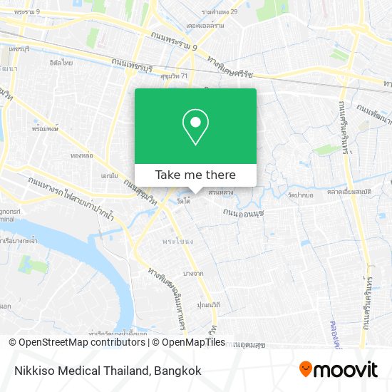 Nikkiso Medical Thailand map