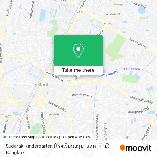 Sudarak Kindergarten (โรงเรียนอนุบาลสุดารักษ์) map