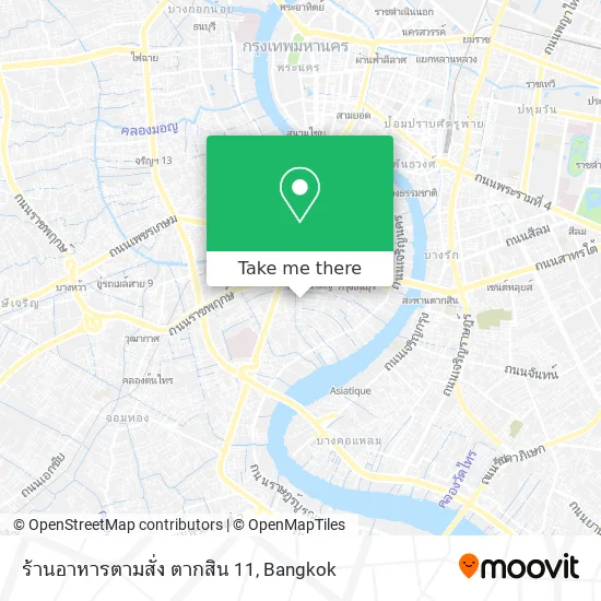 ร้านอาหารตามสั่ง ตากสิน 11 map