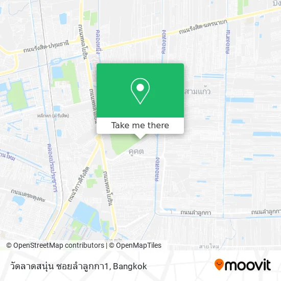 วัดลาดสนุ่น ซอยลำลูกกา1 map