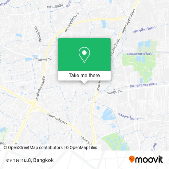 ตลาด กม.8 map